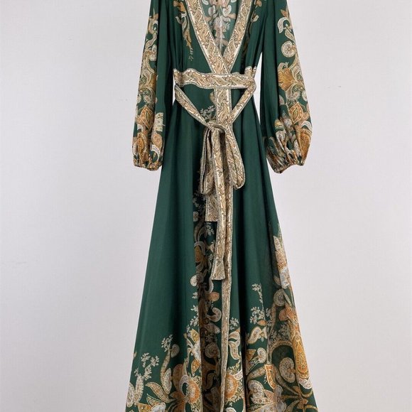 Emerald Green Zimmerman Devi Dress - Picture 3 of 5